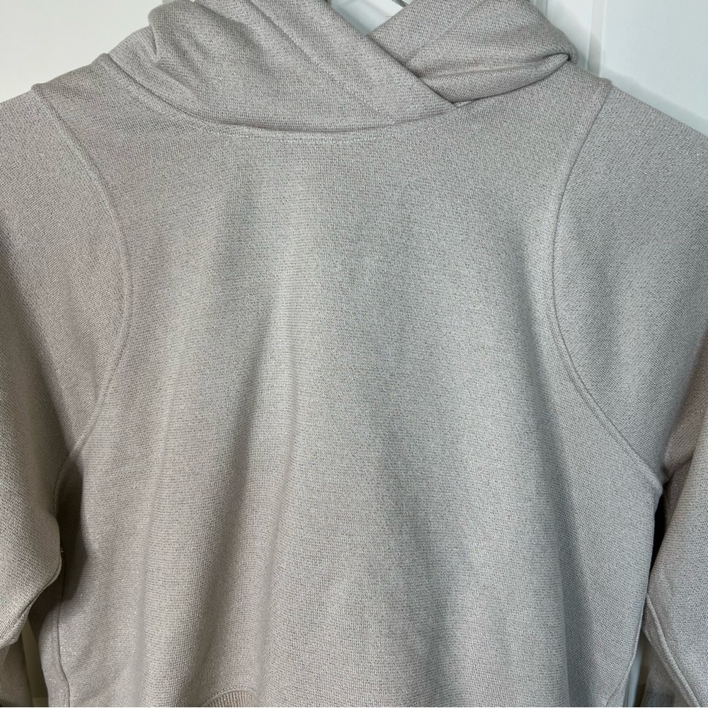 New Lululemon Loungeful Cropped Hoodie Spark 4 Beige Gold Bone Sweatshirt Crop - Picture 16 of 16